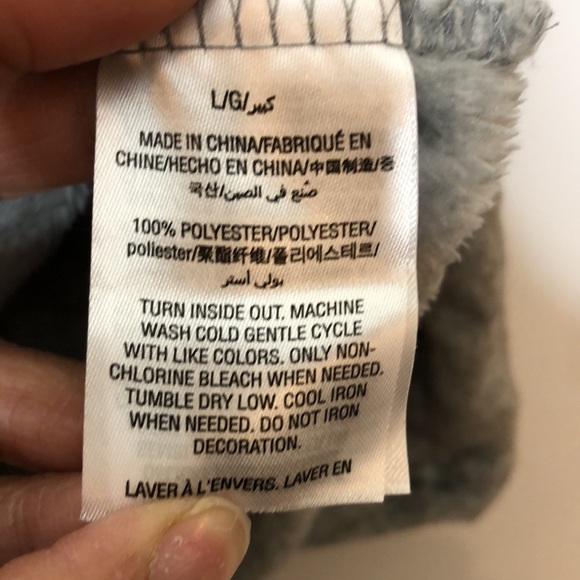 Charter Club Women's Red Heart Plaid Long Sleeve Fleece Stretch Top Size L Large - Picture 3 of 9